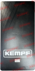 Preview: 137054 Kempf Anti-Spray-Matte, b=400, l=800, schwarz, mit KEMPF-Logo